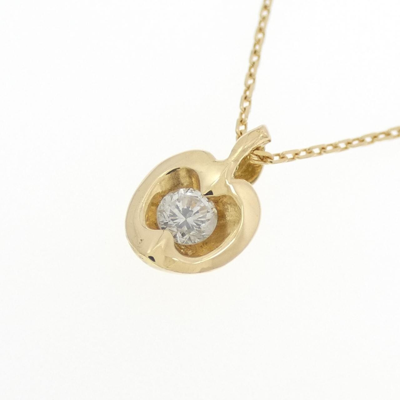 K18YG ダイヤモンド ネックレス 0.109CT