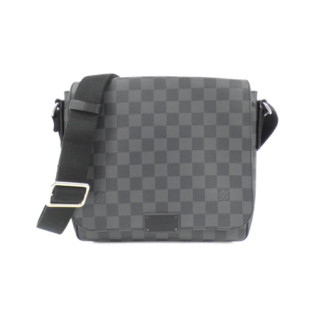 LOUIS VUITTON Damier Graphite District PM N41260 Shoulder Bag