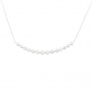 K18WG ダイヤモンド ネックレス 0.50CT