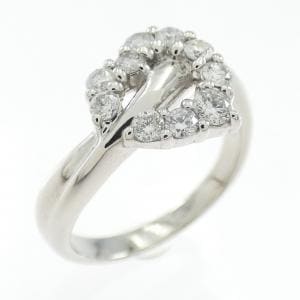 PT900 ハート ダイヤモンド リング 0.30CT