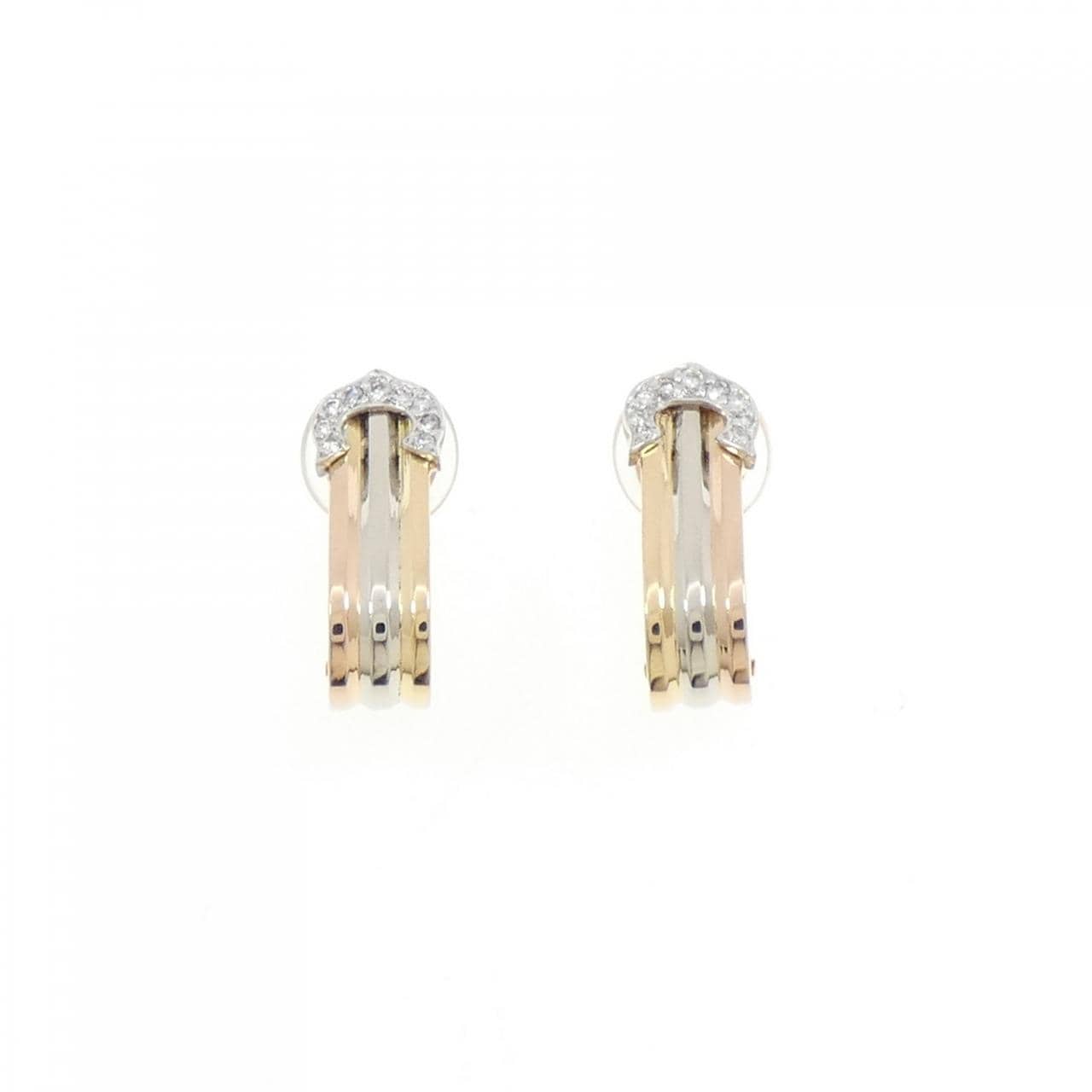 【ヴィンテージ】カルティエ 2Cイヤリング