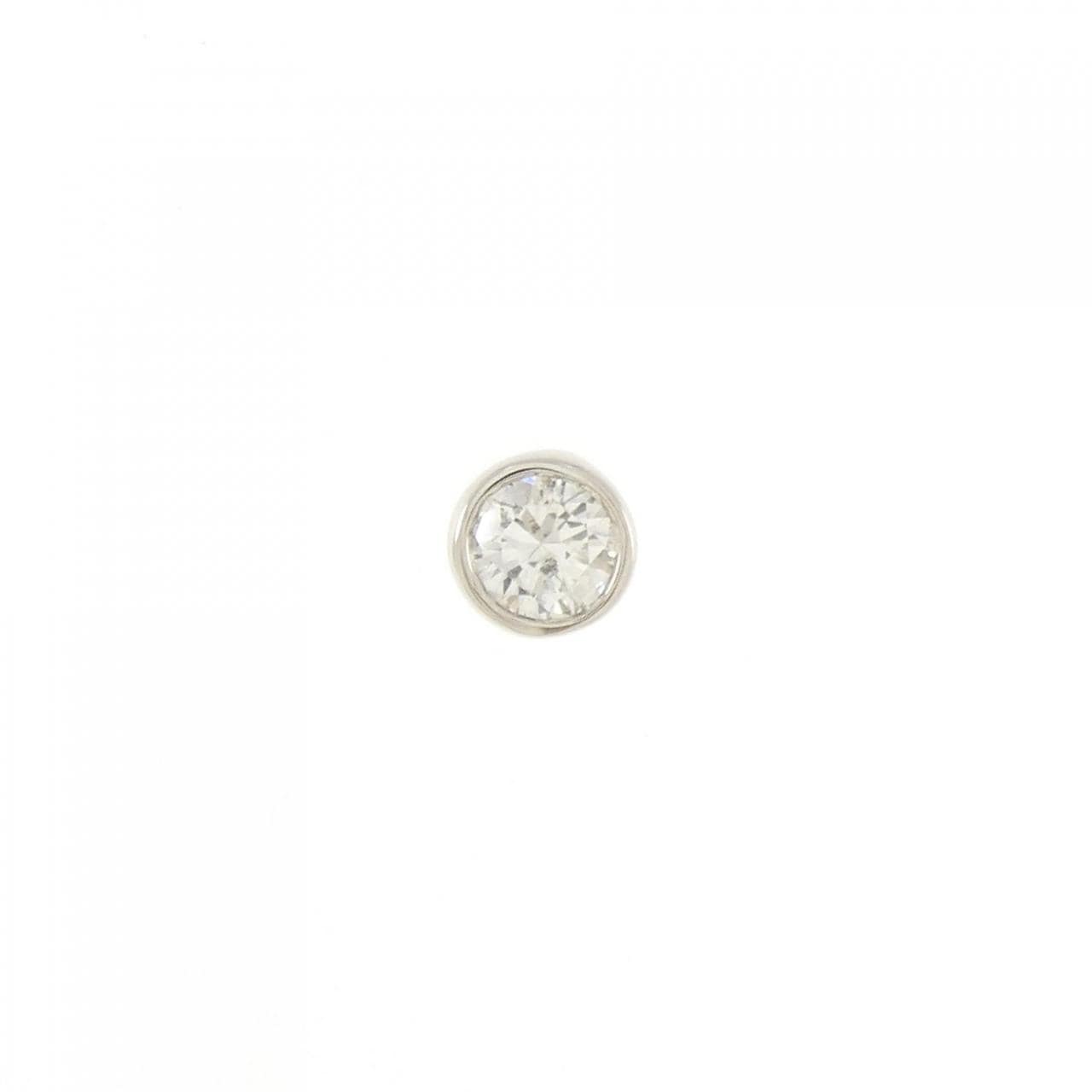 [Remake] PT900 Diamond Earrings 0.310CT F I1 Fair (Single)