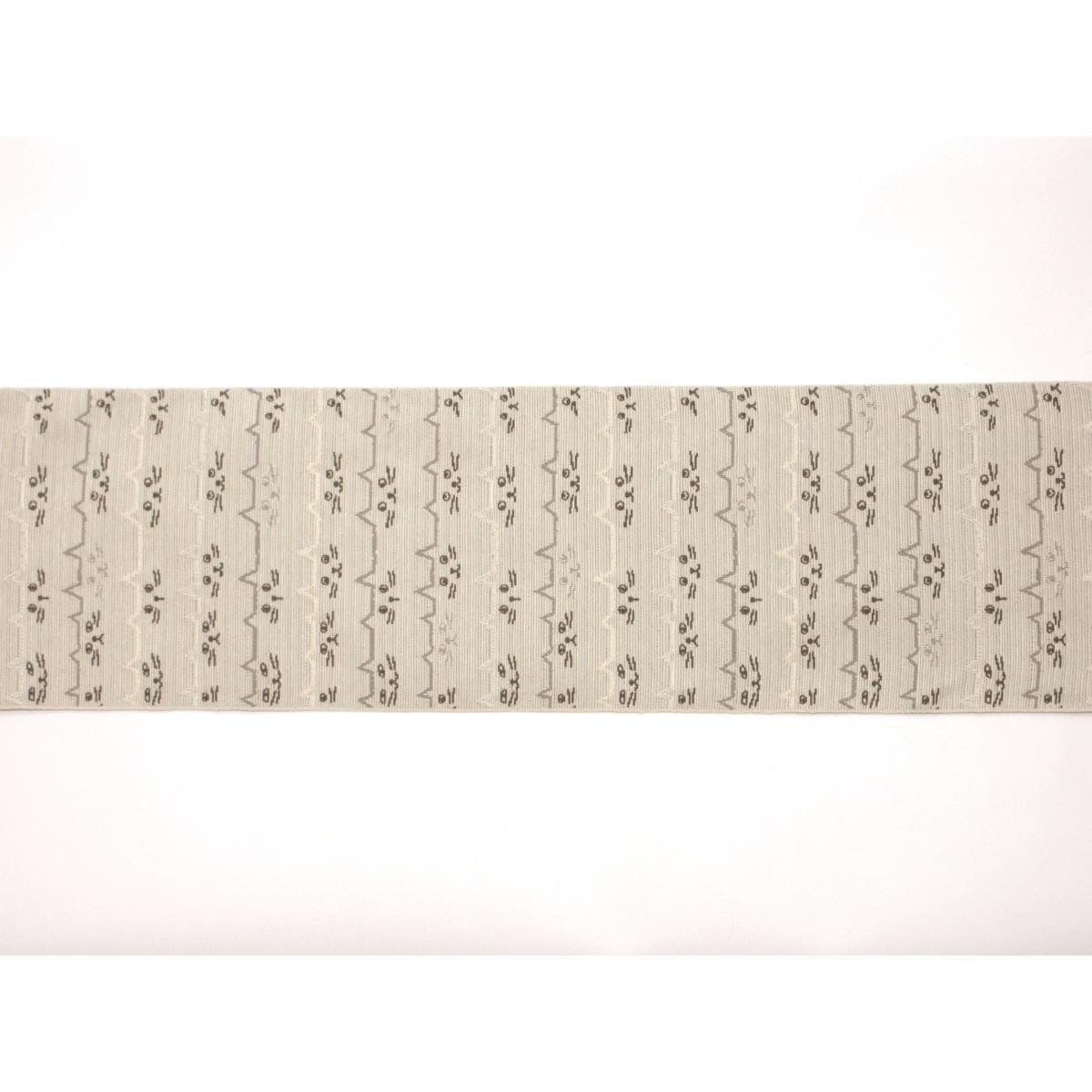 【新品】半幅帯　猫