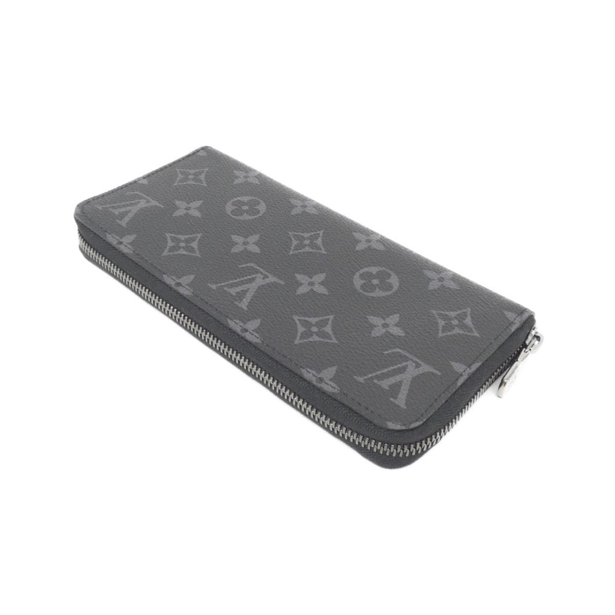 [未使用品] LOUIS VUITTON Monogram Eclipse拉链錢包 橫向 M11611 錢包