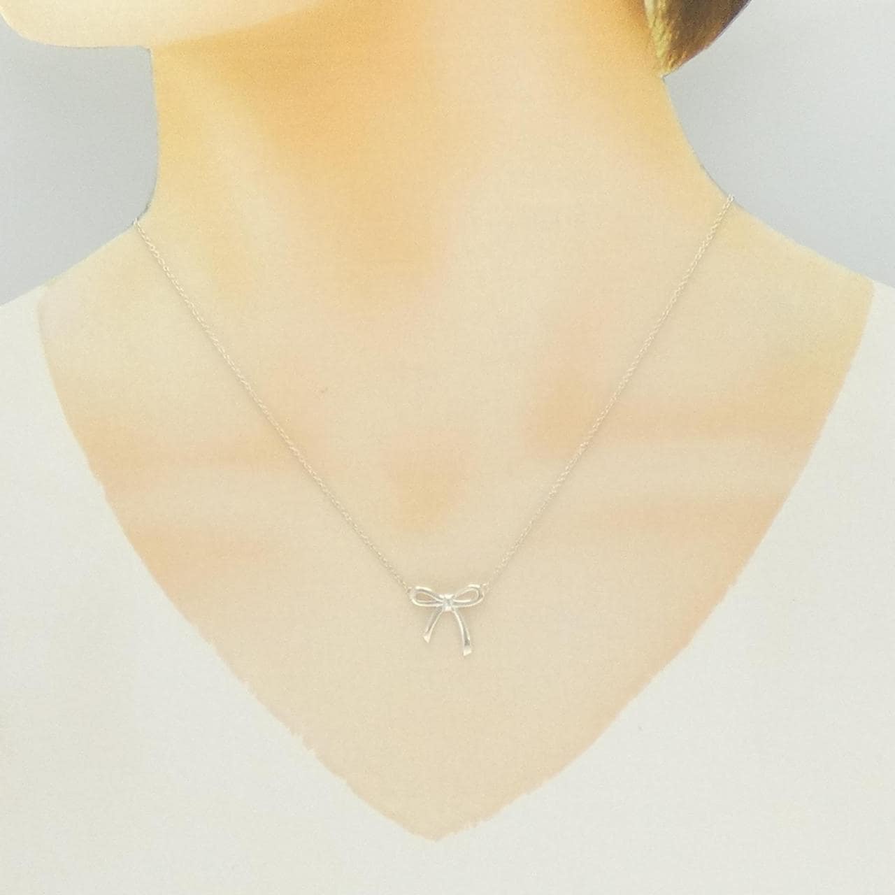 ティファニー ボウ ネックレス