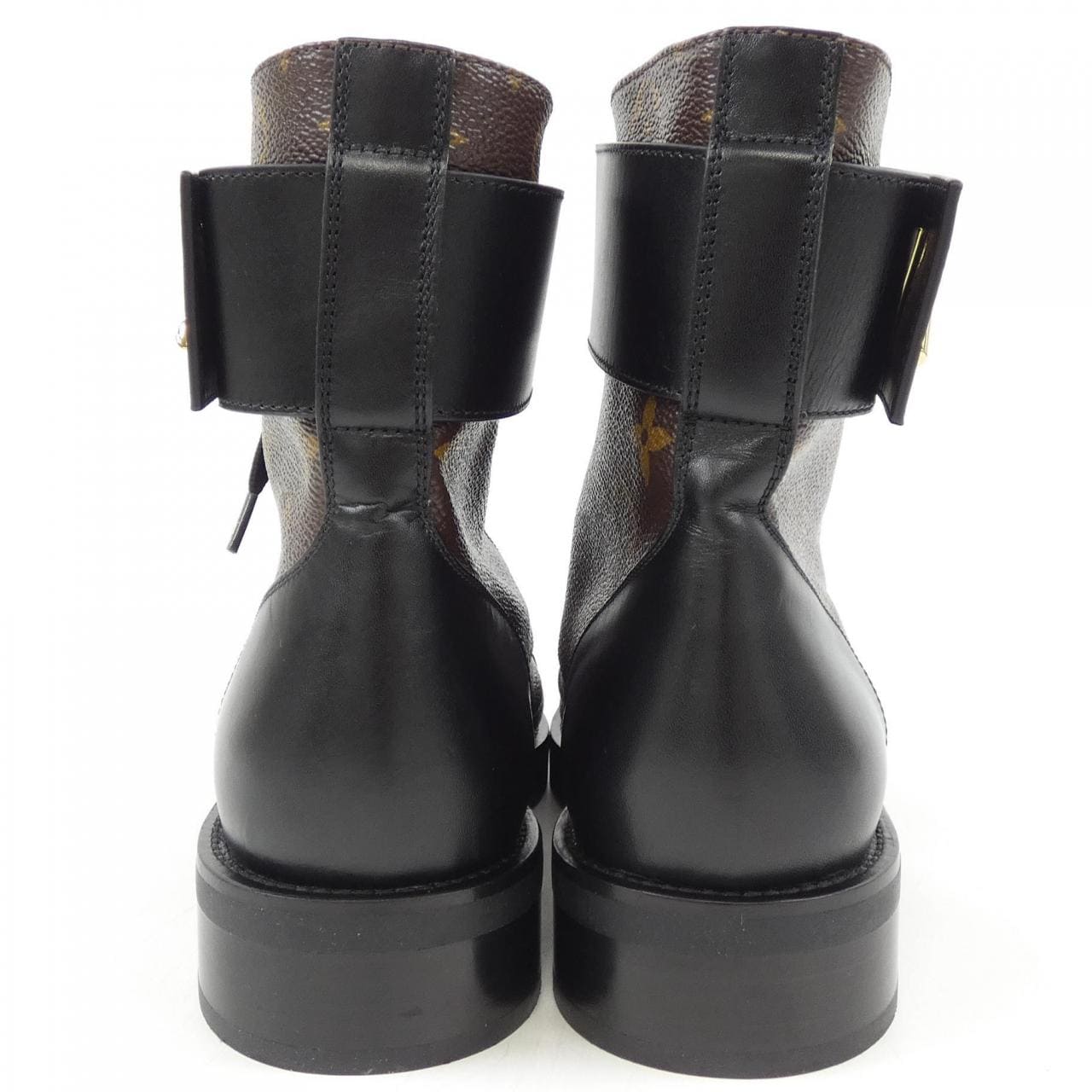 ルイヴィトン LOUIS VUITTON パテントモノグラム キャンバス ワンダーランドライン ブーツ