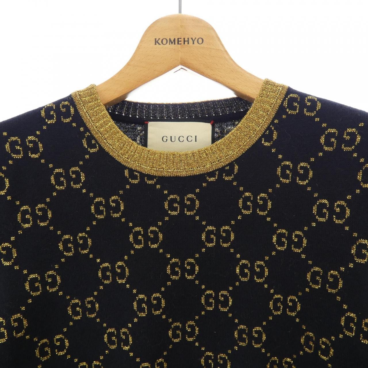 グッチ GUCCI GGコットンラメ ファブリックトップス 526759-X9W83 ニット