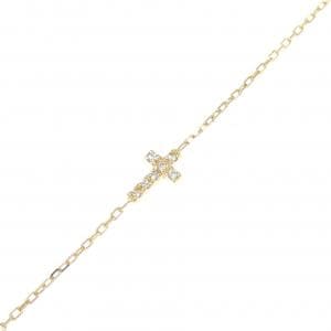 レ デッサン ドゥ デゥー クロス ダイヤモンド ブレスレット 0.03CT