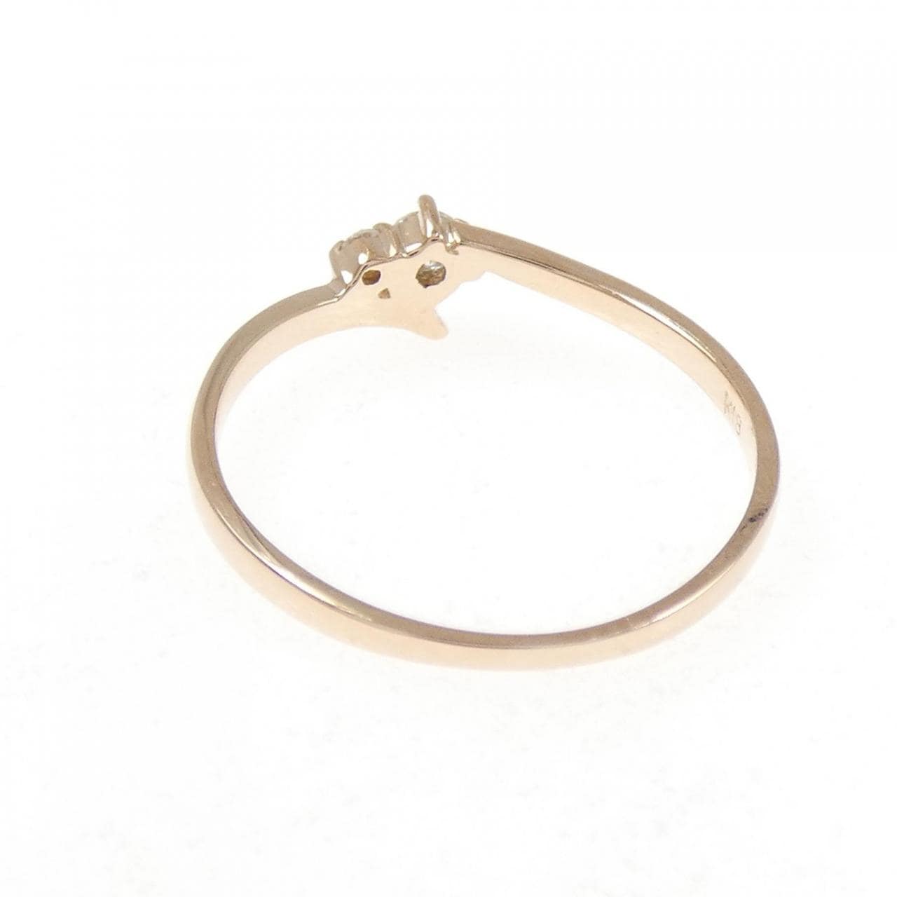 K18PG ダイヤモンド リング 0.09CT