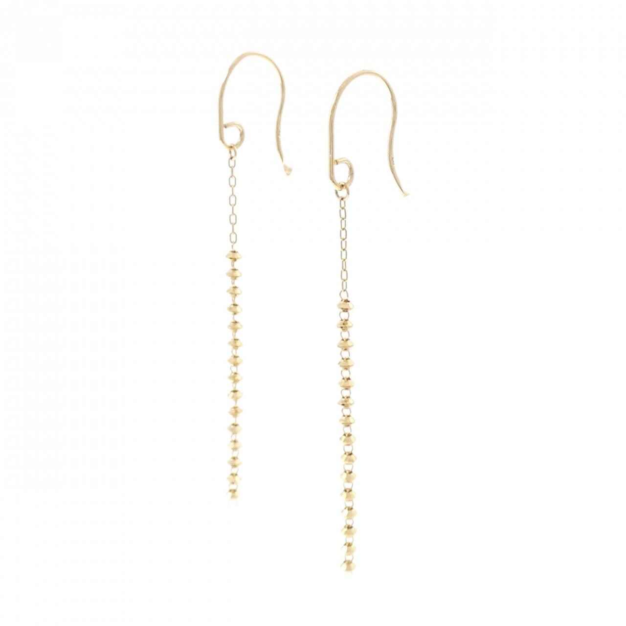 750YG earrings
