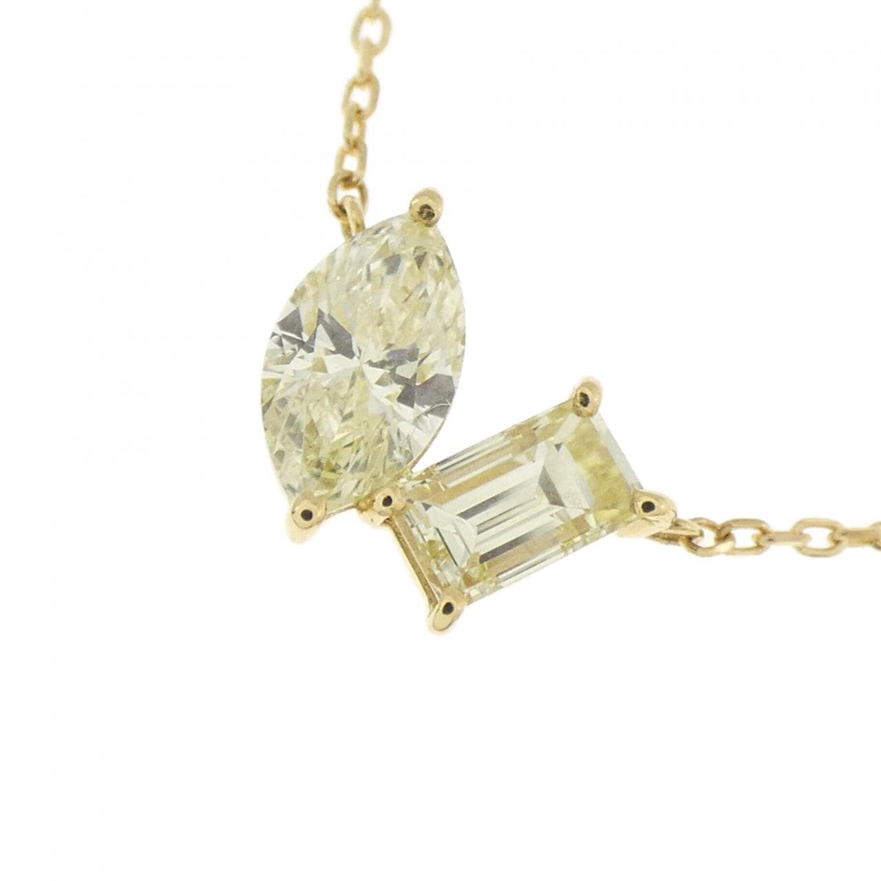 【新品】K18YG ダイヤモンド ネックレス 0.50CT