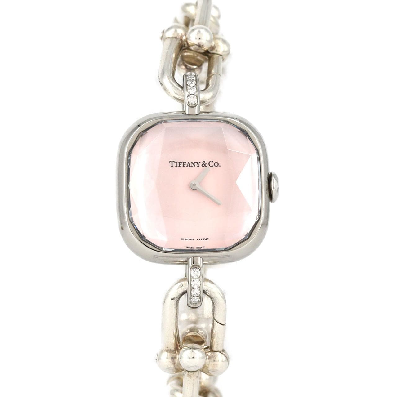 【ノーメンテナンス還元価格】ティファニー ハードウェア･ラグD ブレスサイズミディアム SS クォーツ