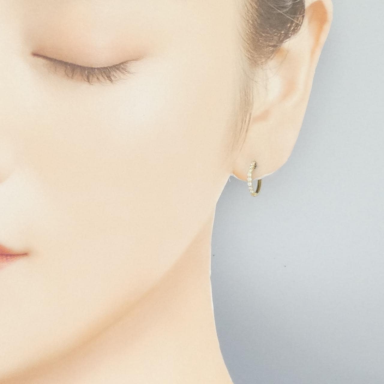 [再加工款] K18YG鑽石耳環0.20CT