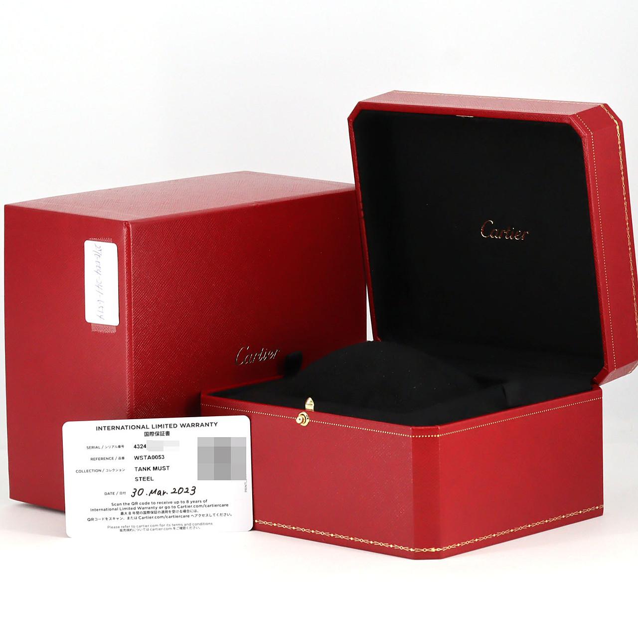 カルティエ タンクマストXL WSTA0053 SS 自動巻