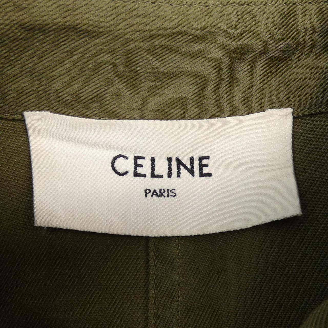 セリーヌ CELINE ミリタリーポケット トリオンフ TRIOMPHE 2Z488106K ワンピース
