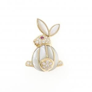 【ヴィンテージ】ヴァンクリーフ&アーペル カラーストーン ブローチ