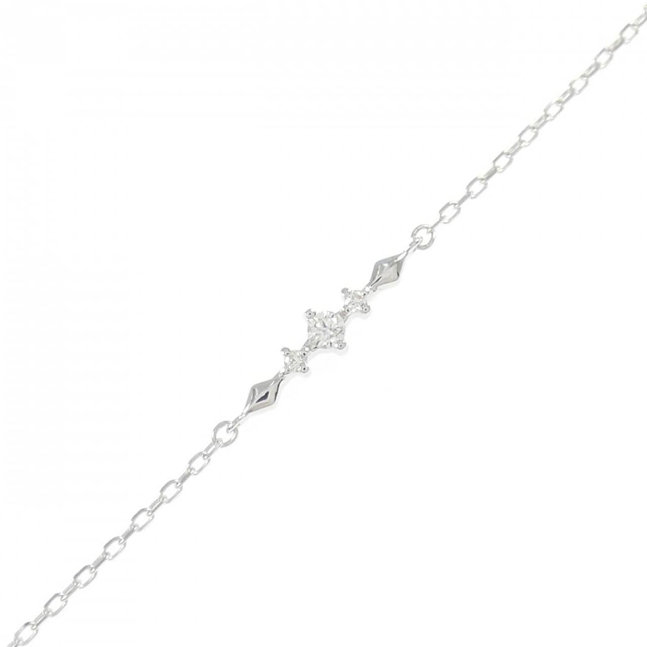 K10WG ダイヤモンド ブレスレット