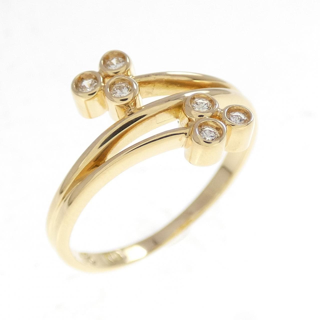 K18YG ダイヤモンド リング