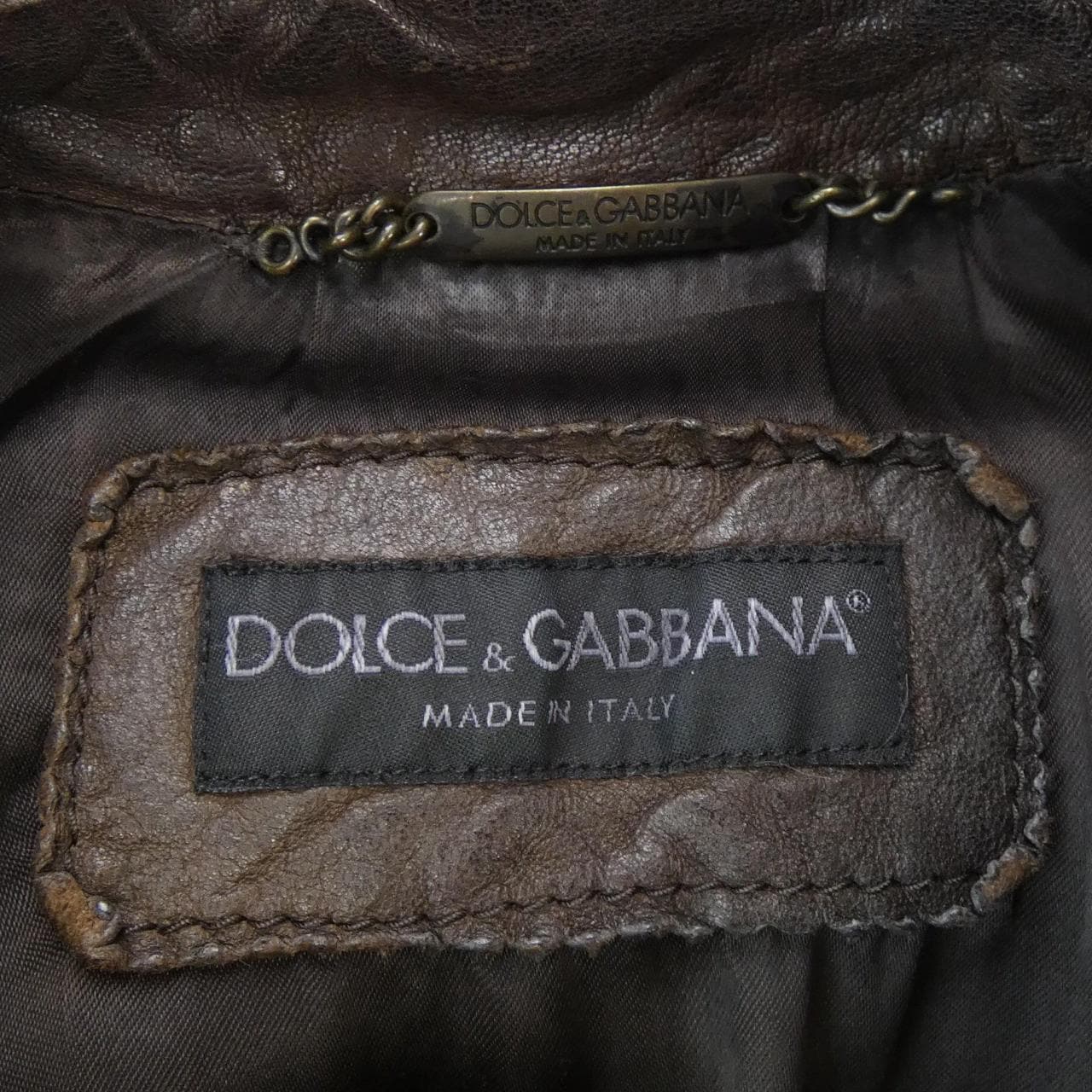 ドルチェアンドガッバーナ DOLCE&GABBANA レザージャケット