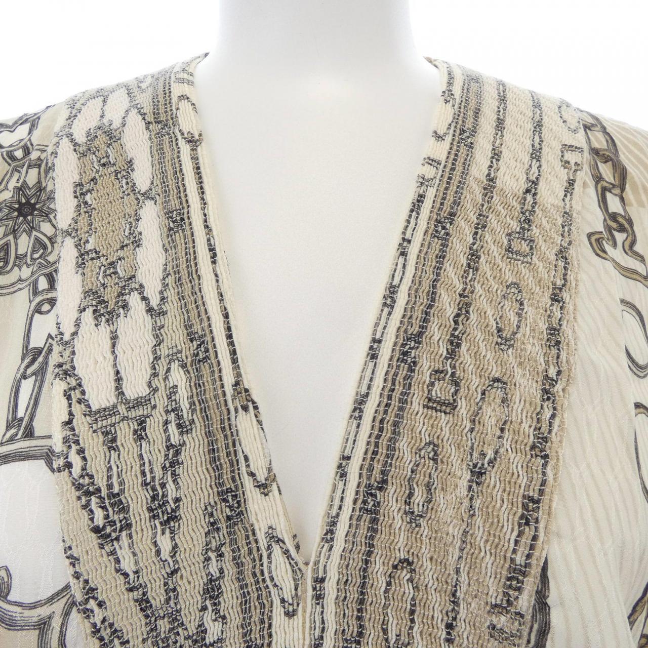 エルメス HERMES EFFET KALEIDOSCOPE 4H0561DP ワンピース