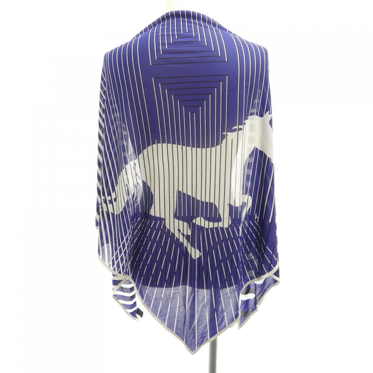 エルメス HERMES H AU GALOP トライアングルジェアン ショール