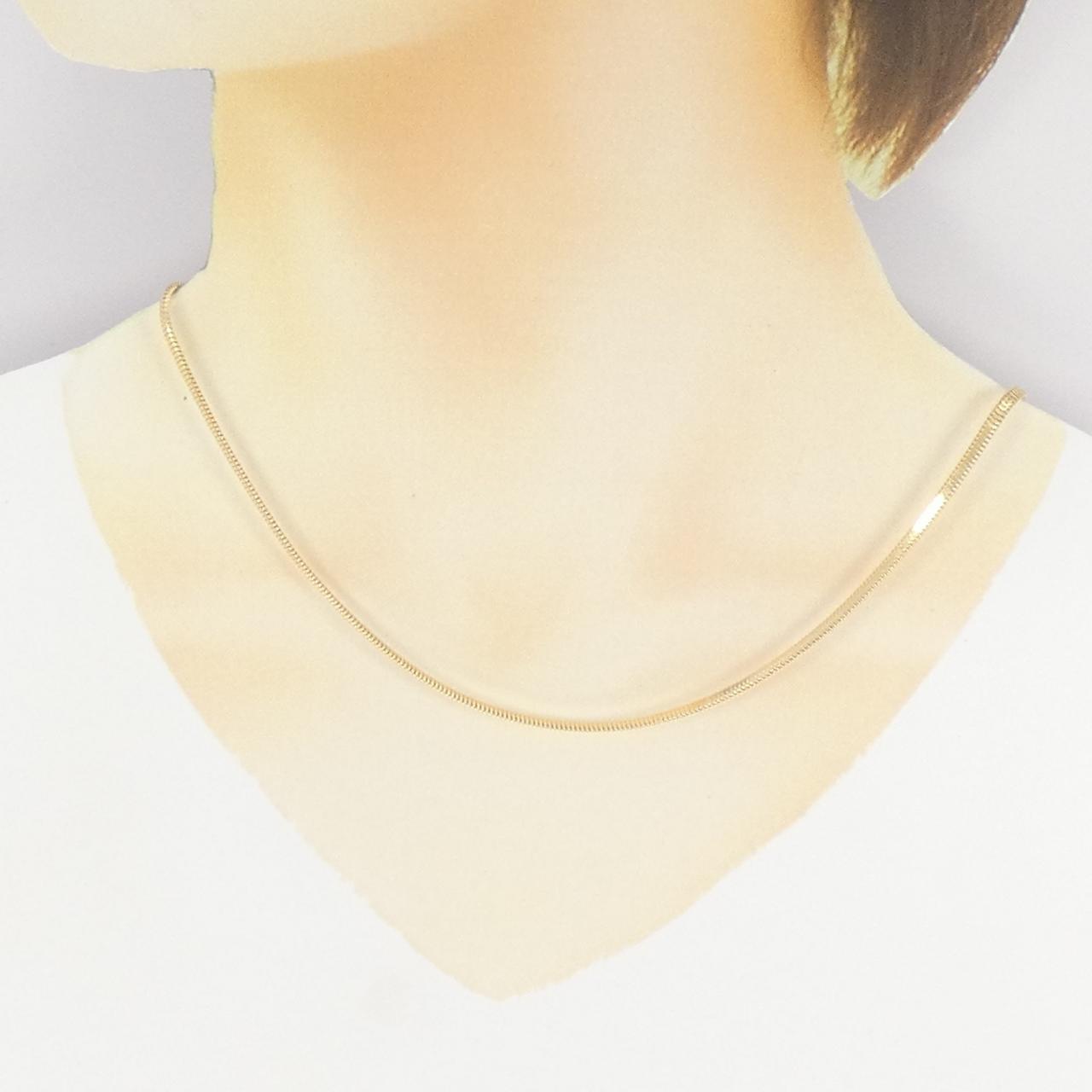 K18YG necklace
