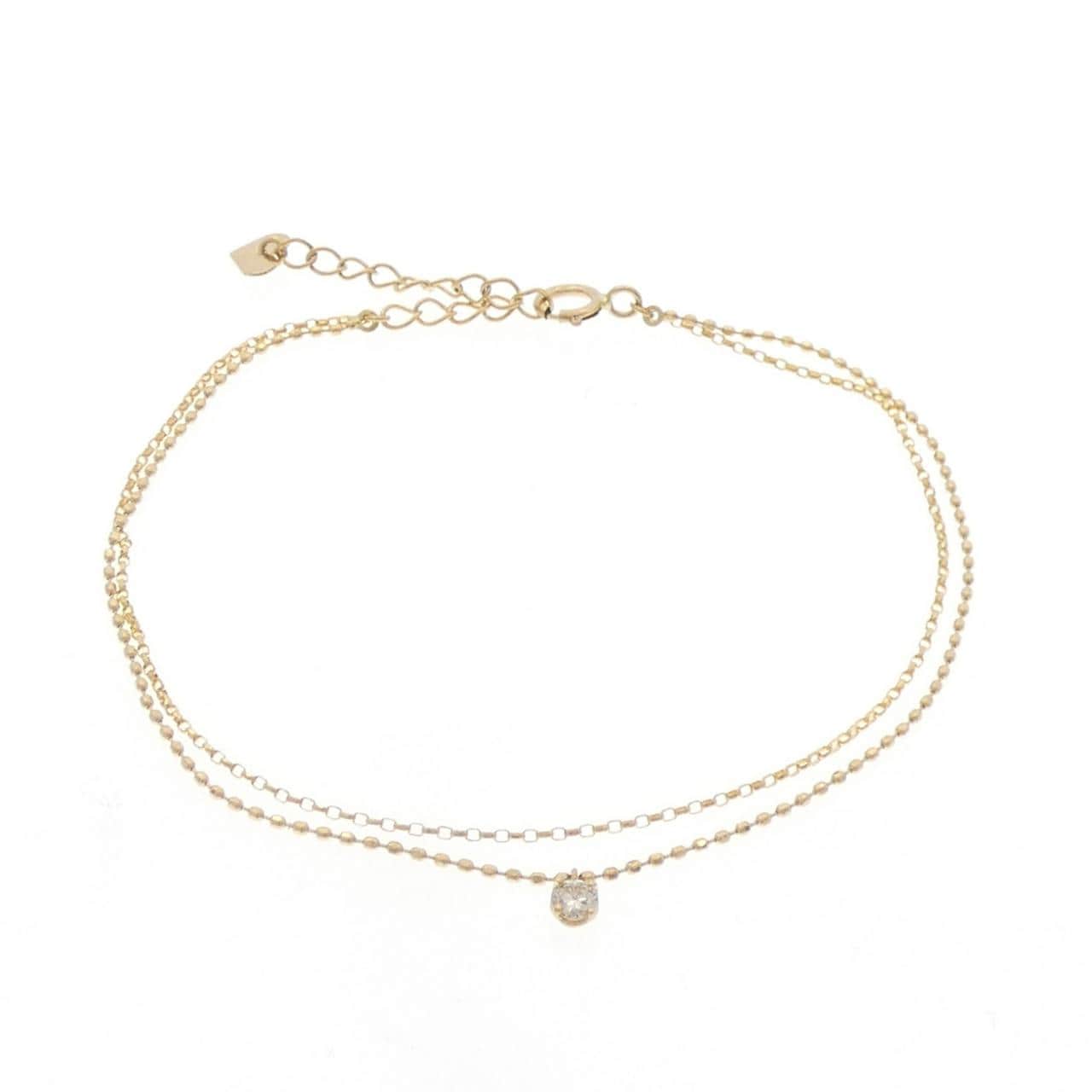 K18YG ダイヤモンド ブレスレット 0.06CT