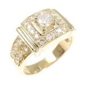 K18YG ダイヤモンド リング 0.19CT