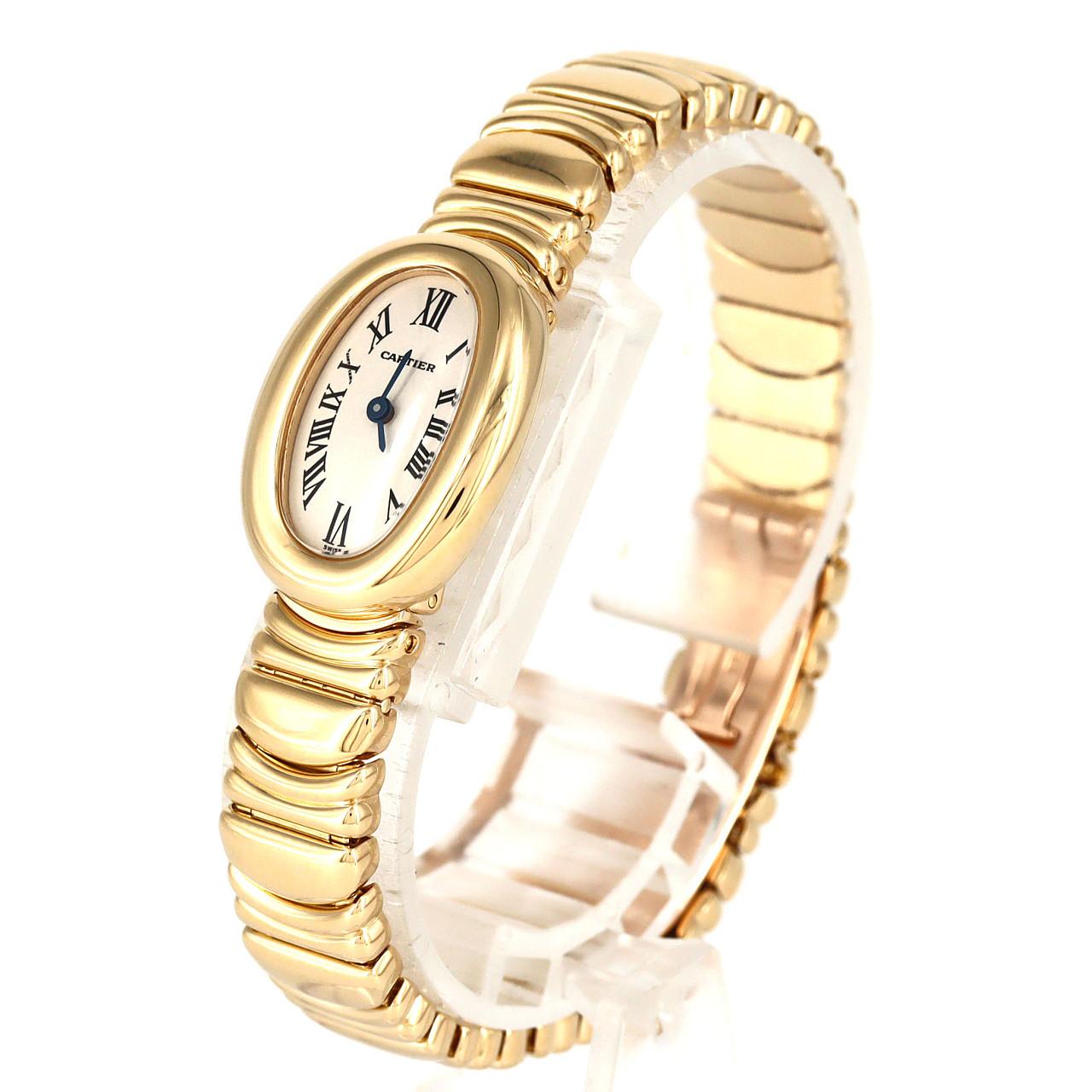 カルティエ ミニベニュワール YG W15109D8 YG クォーツ
