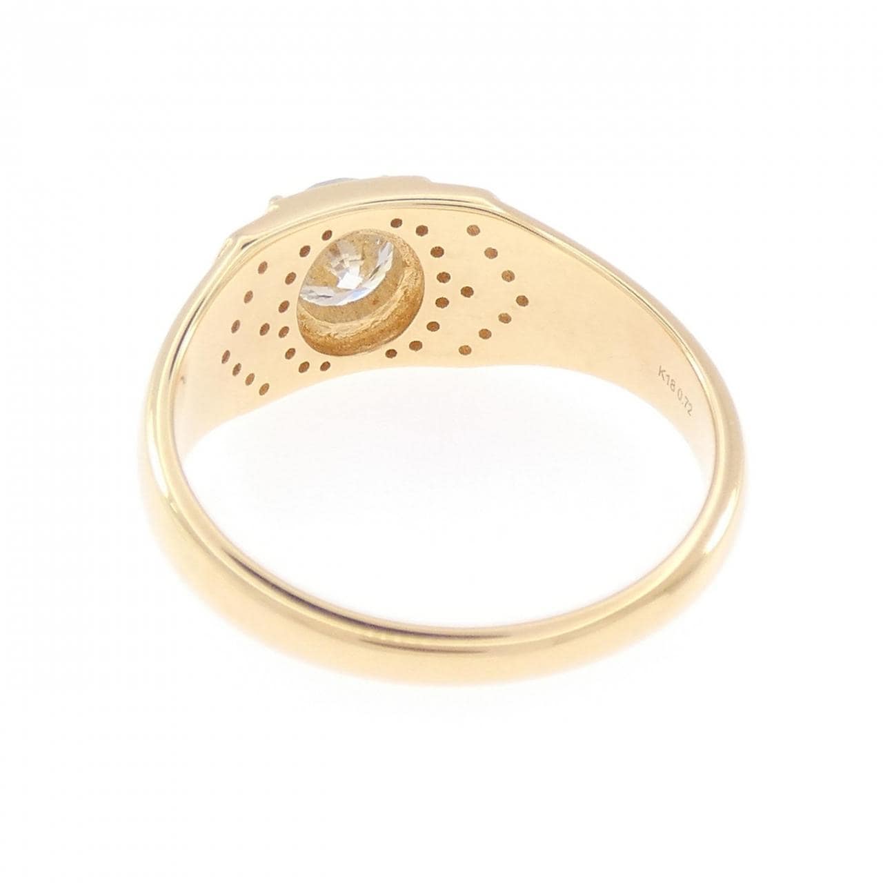 【新品】K18YG ダイヤモンド リング 0.72CT