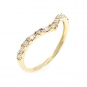 K18YG ダイヤモンド リング 0.12CT