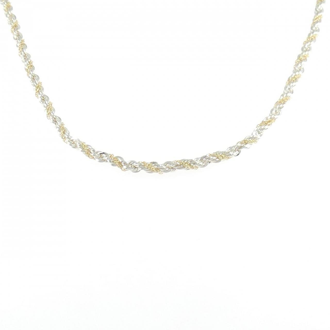 【ヴィンテージ】ティファニー 925/750YG ネックレス