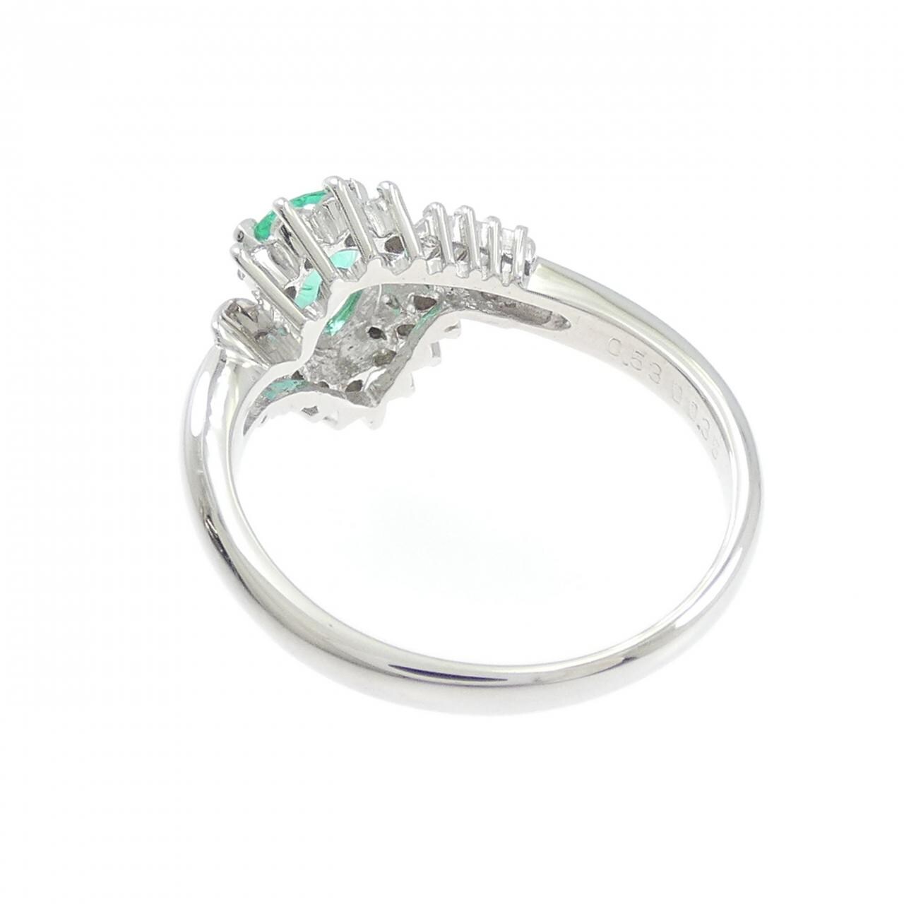 PT900 エメラルド リング 0.53CT