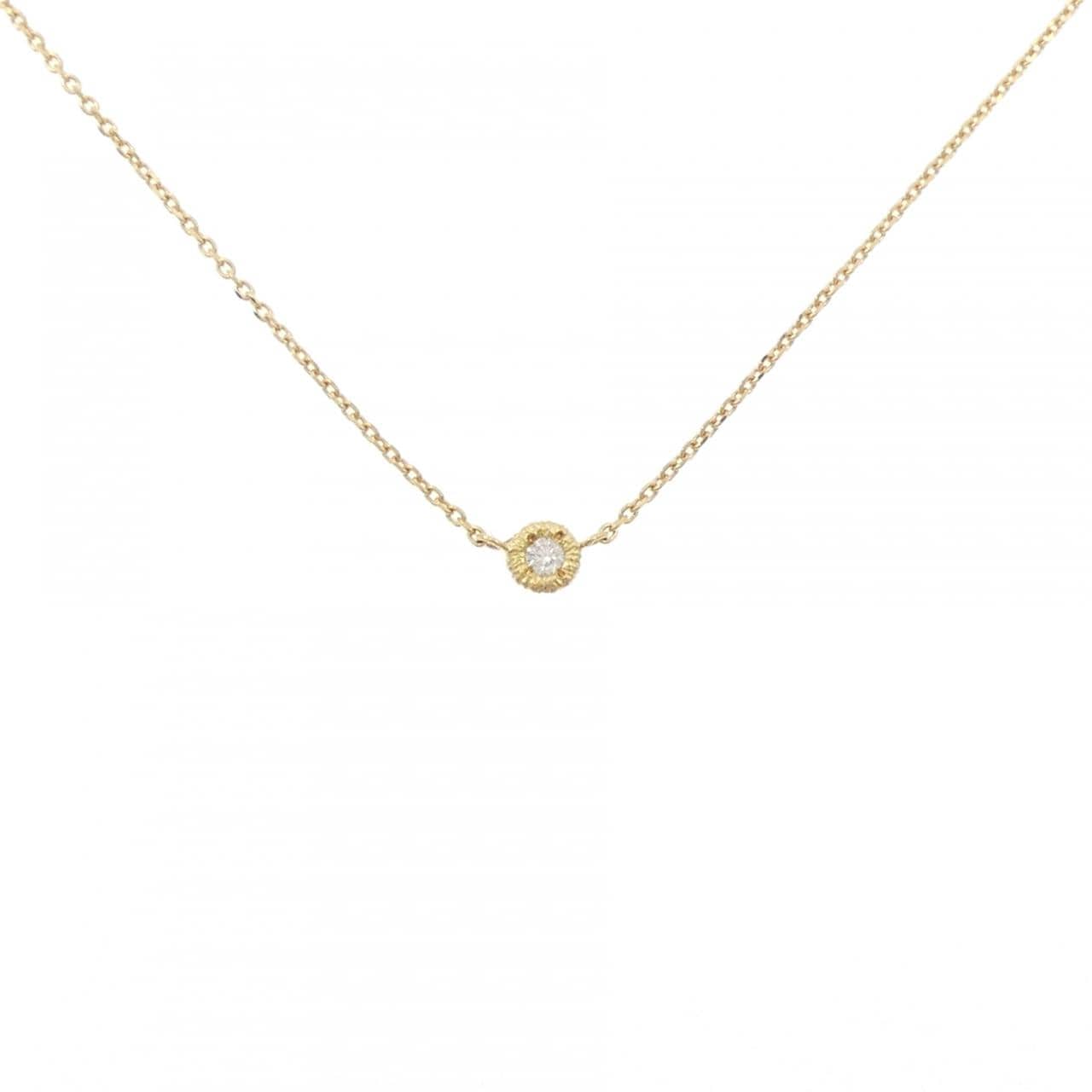 アガット ダイヤモンド ネックレス 0.03CT
