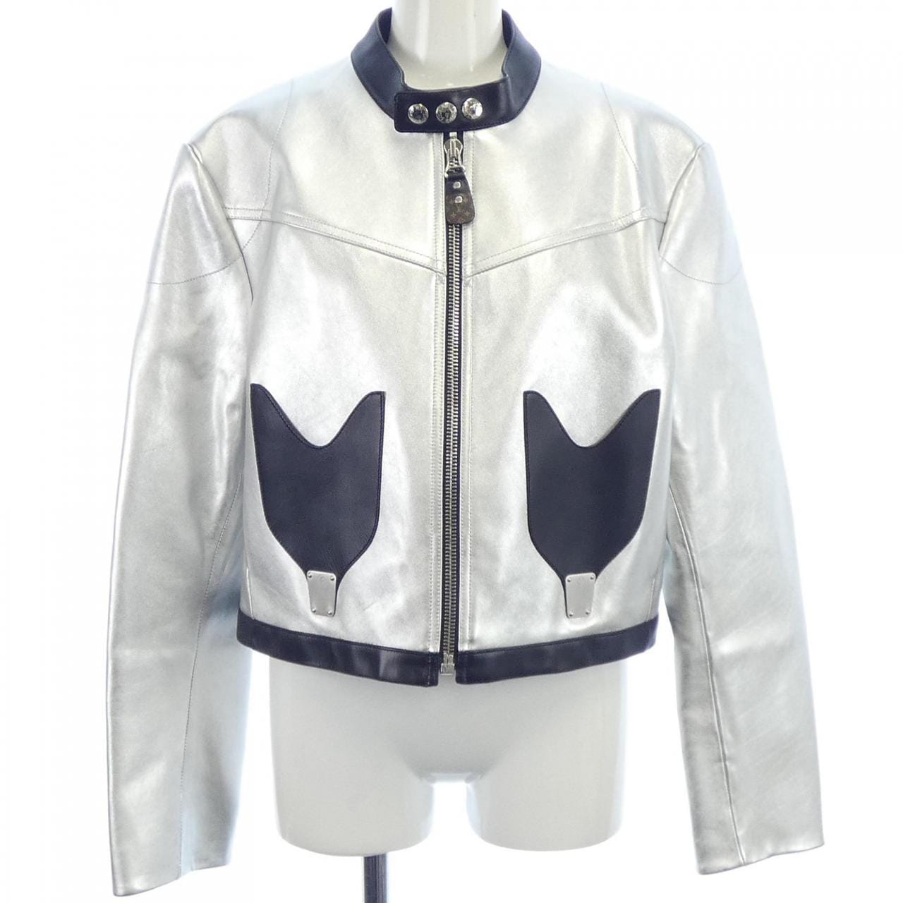 LOUIS VUITTON VUITTON Leather Riders Jacket