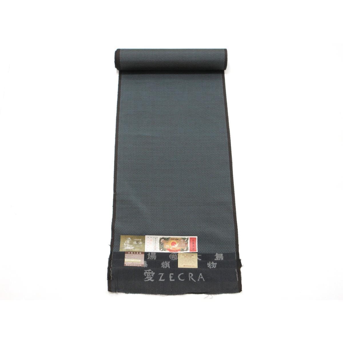 【未使用品】反物　男物【本場大島紬】藤絹織物　九マルキ