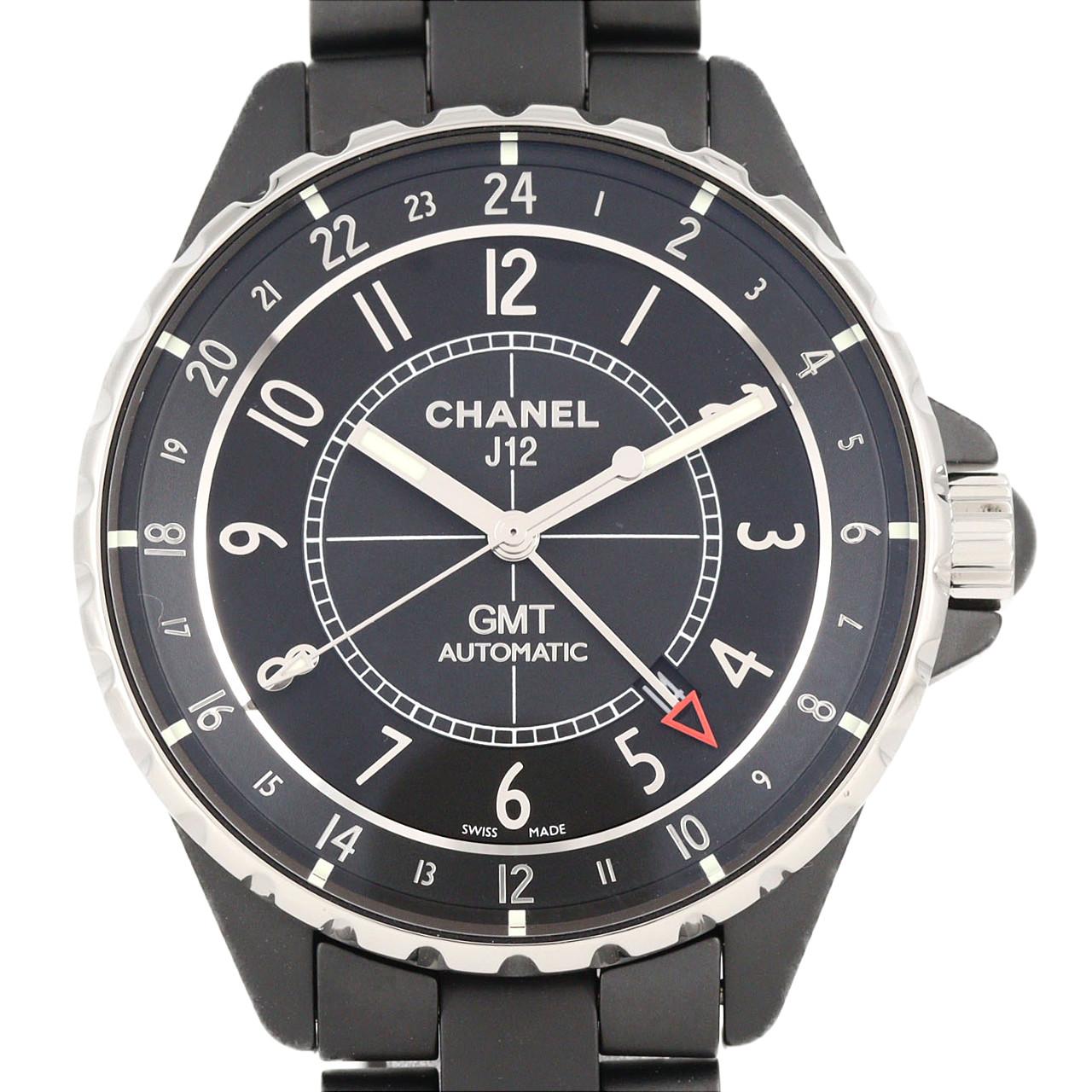 シャネル J12 41mmGMTマットセラミック H3101 セラミック 自動巻