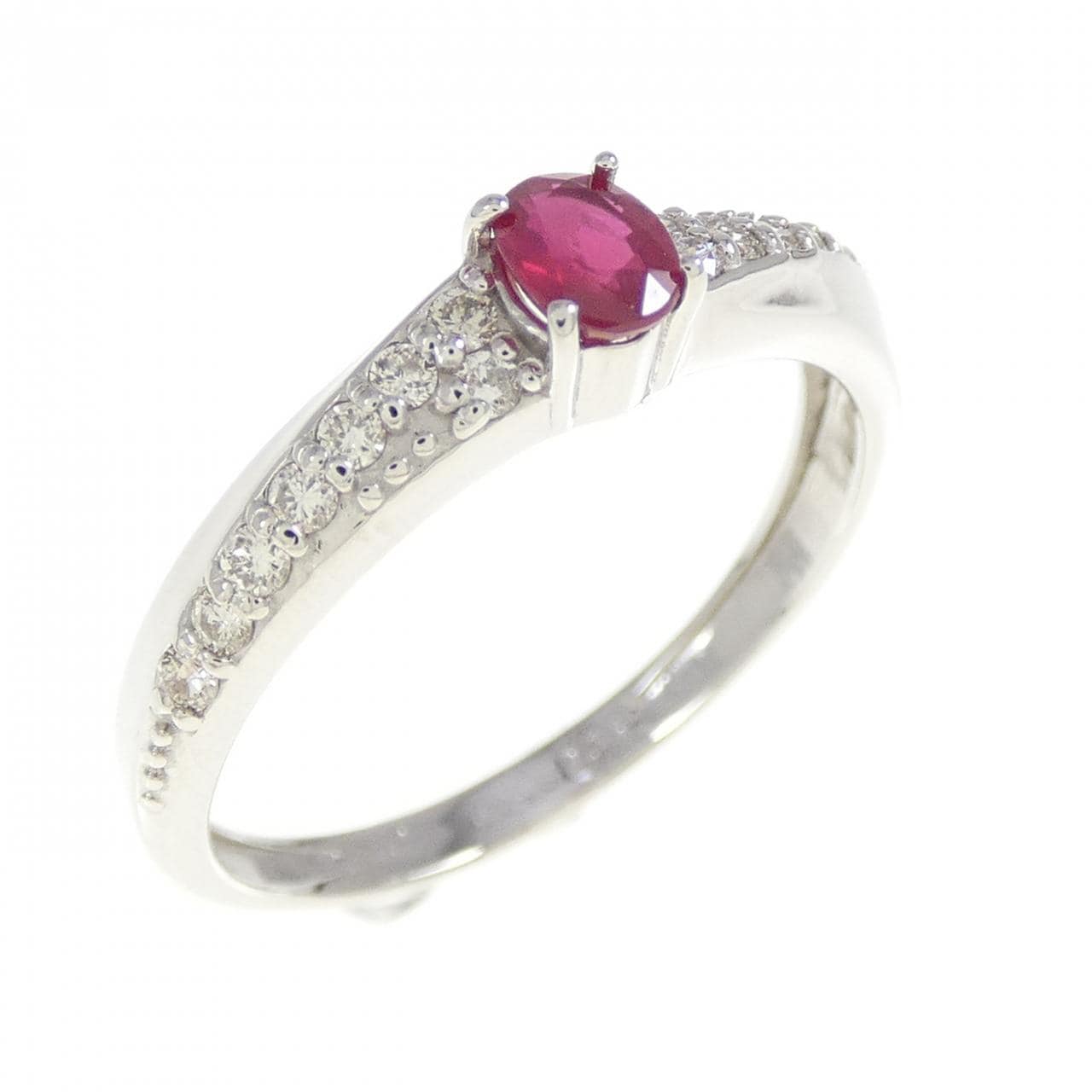 PT950 ルビー リング 0.248CT