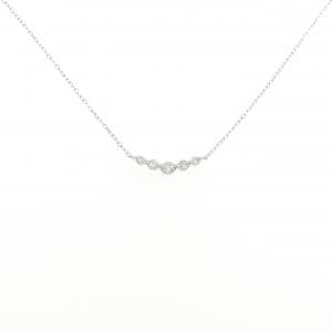 K18WG ダイヤモンド ネックレス 0.20CT