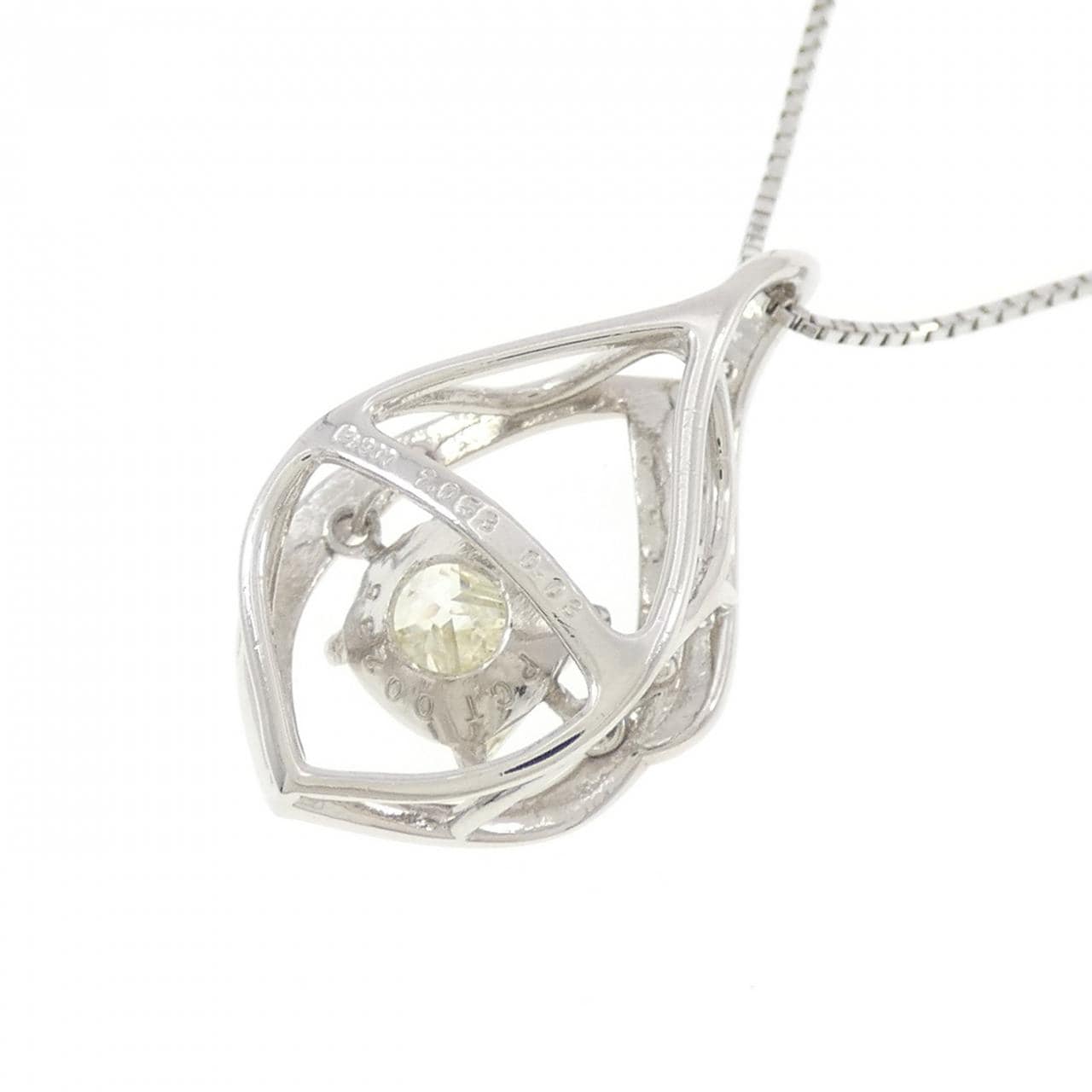 PT900/PT850 ダイヤモンド ネックレス 1.053CT