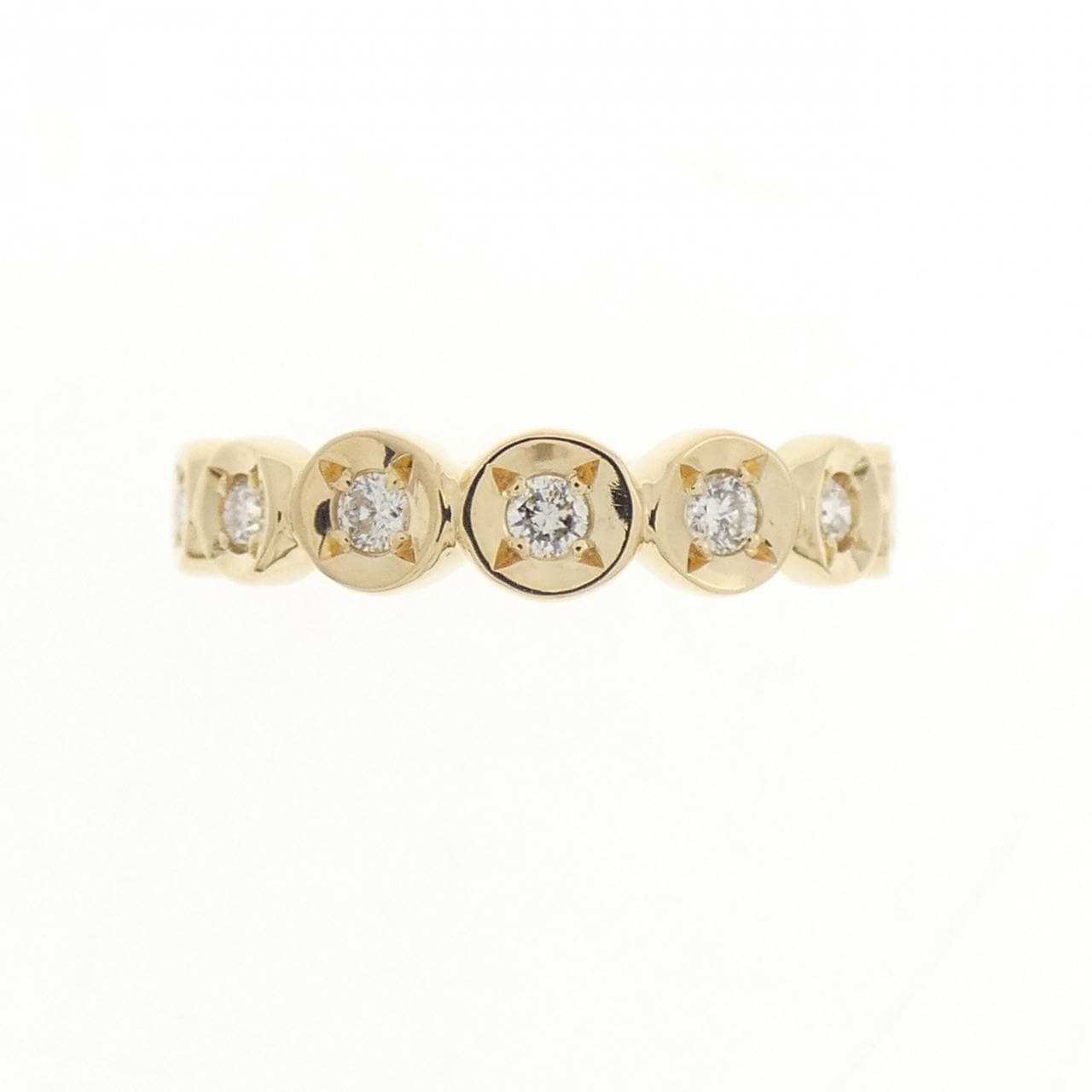 K18YG ダイヤモンド リング 0.14CT