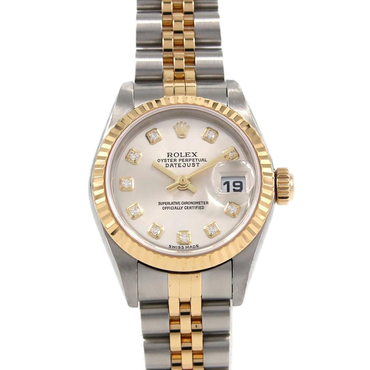 ロレックス デイトジャスト 79173G SSxYG 自動巻 F番