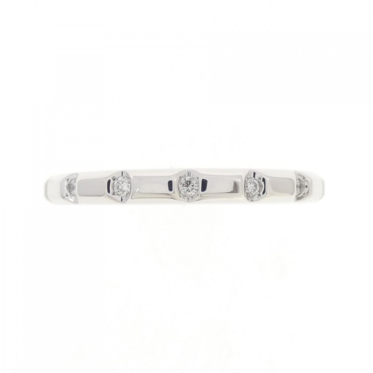 K18WG ダイヤモンド リング 0.13CT