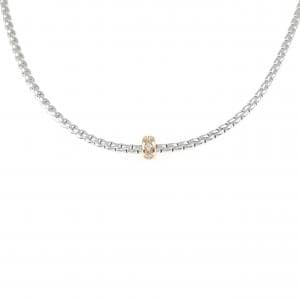 【新品】フォッペ ロンバス ネックレス 0.12CT