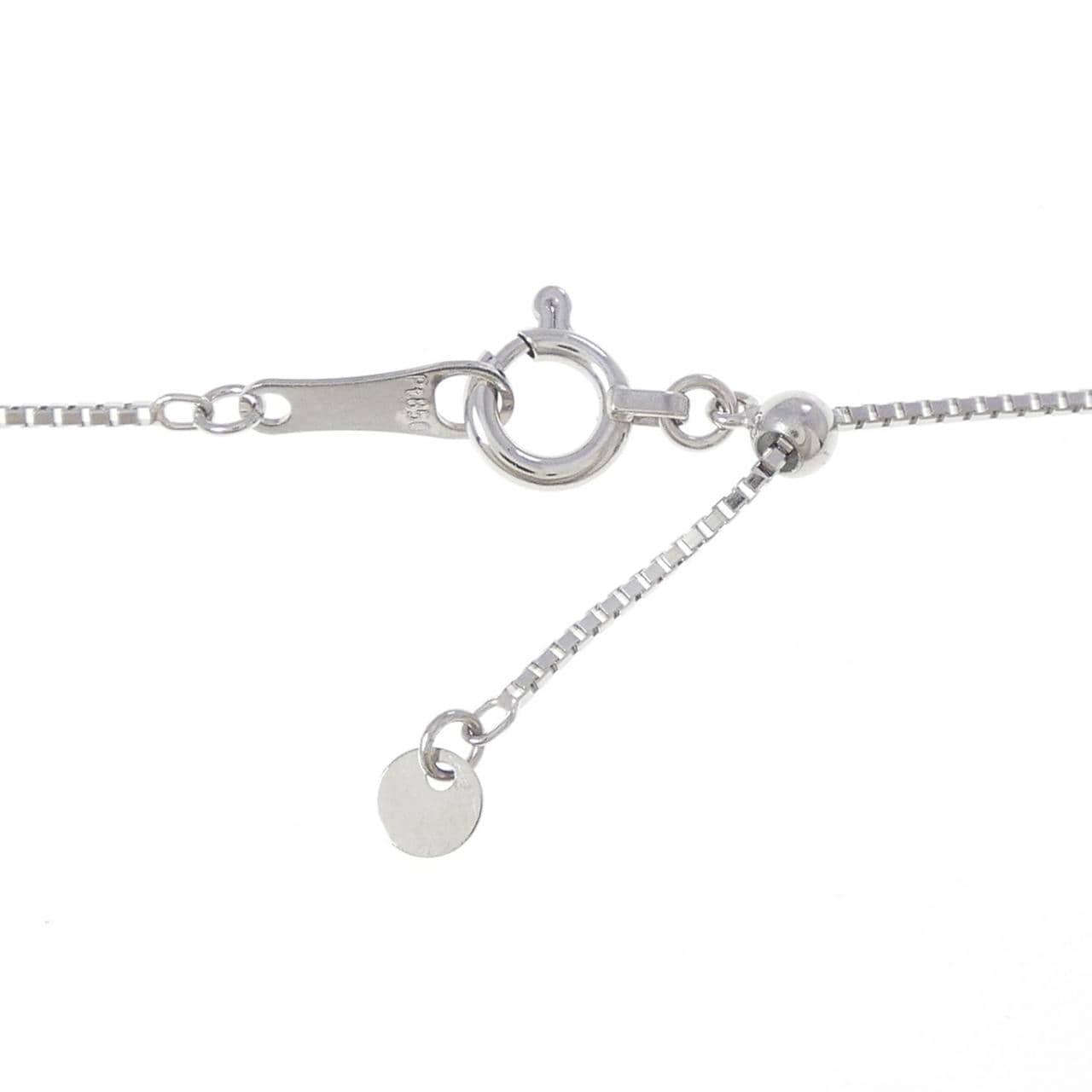 PT900/PT850 ルビー ネックレス 0.72CT