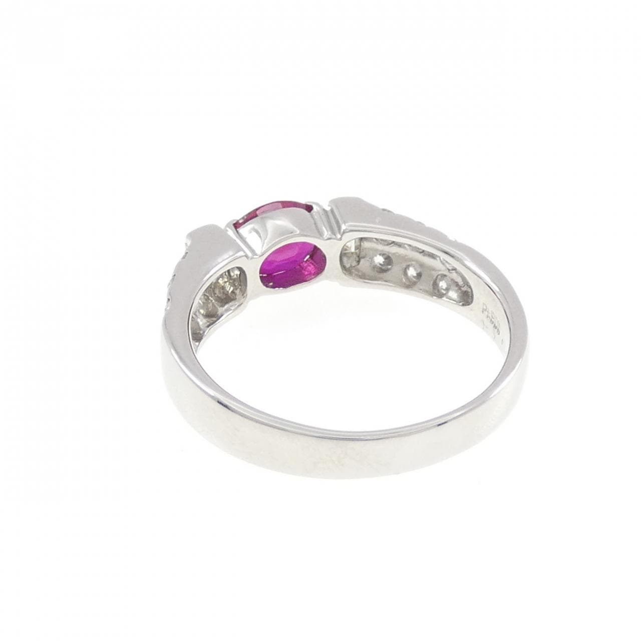 PT900 ルビー リング 0.871CT