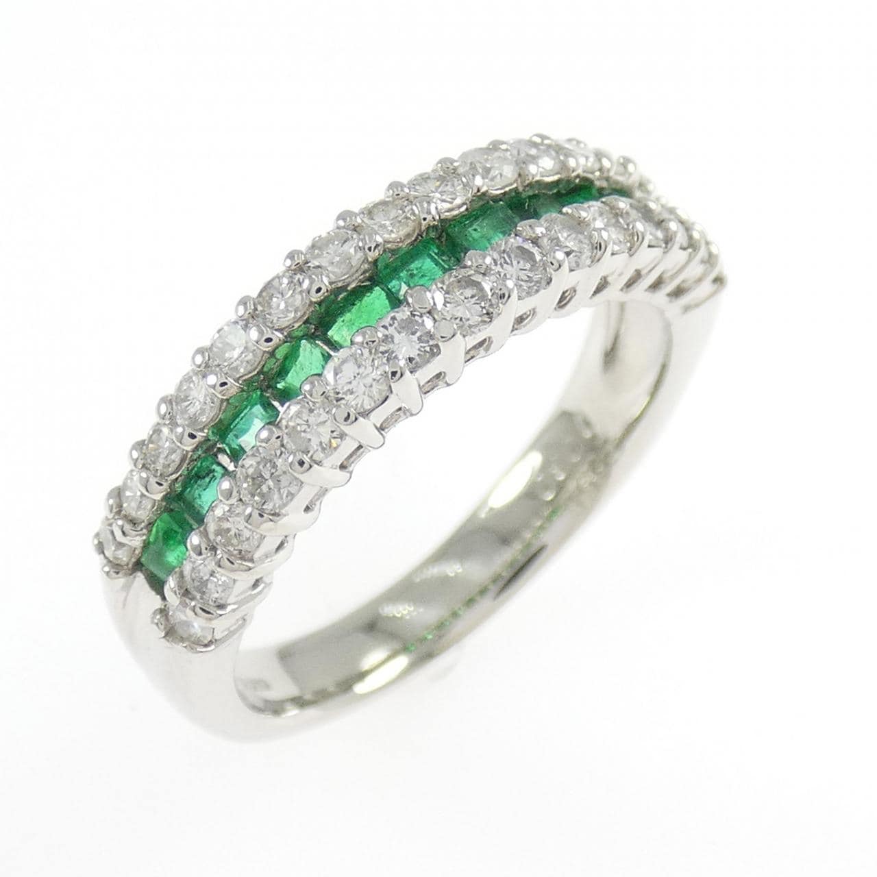 PT900 エメラルド リング 0.55CT