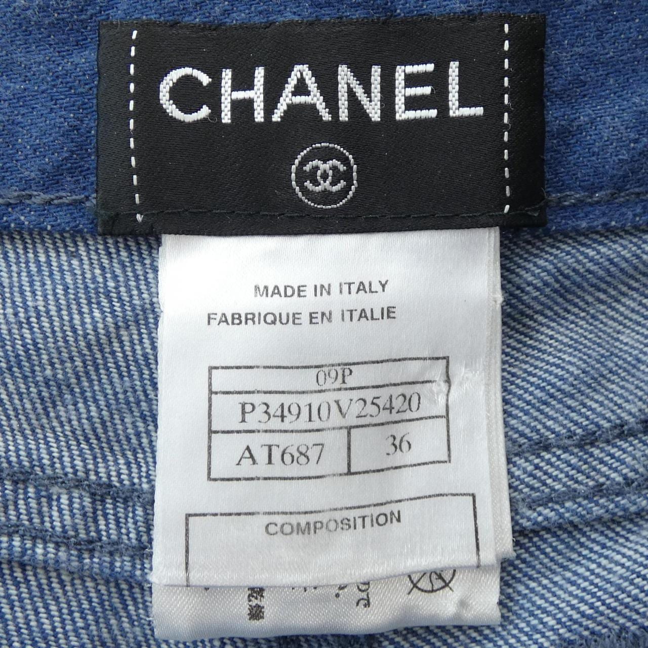 シャネル CHANEL P34910V25420 09P ジーンズ