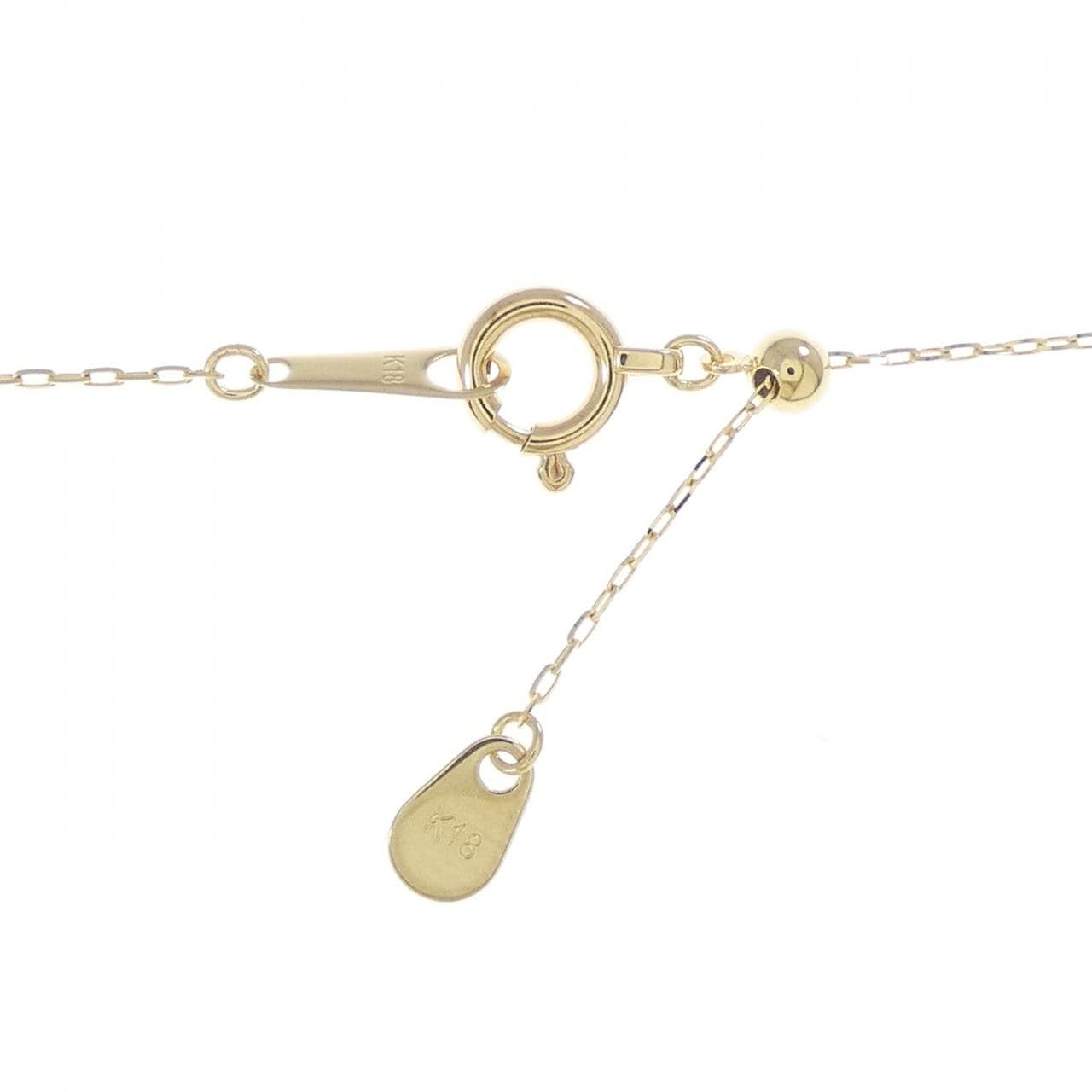 K18YG ダイヤモンド ネックレス 0.20CT