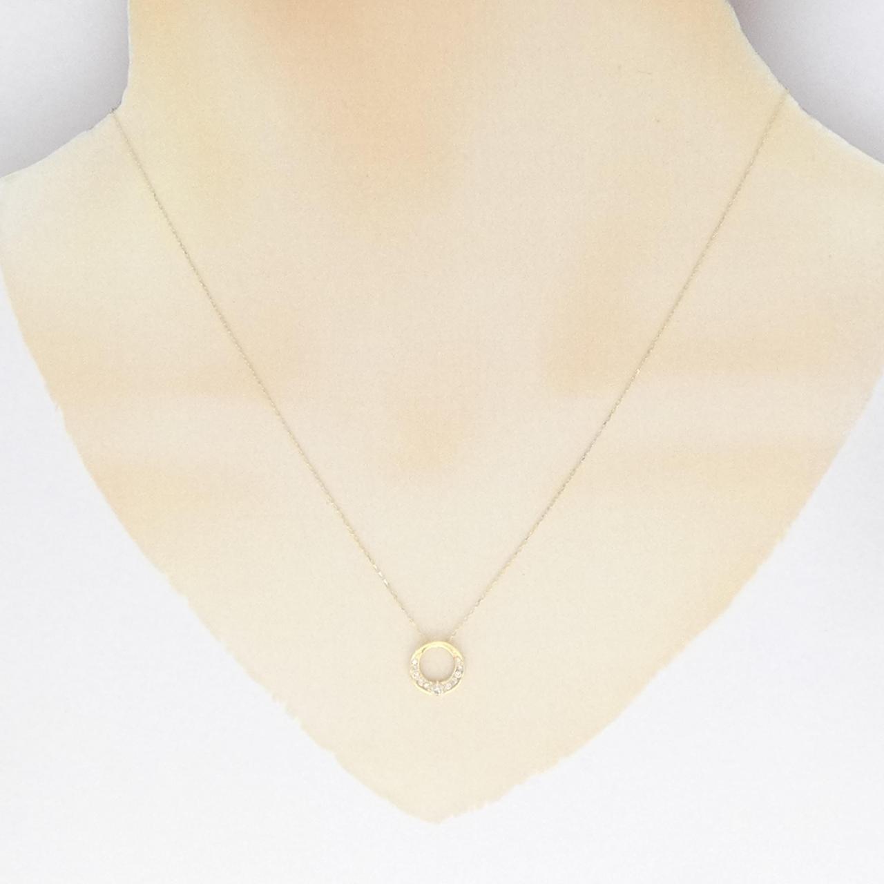 K18YG ダイヤモンド ネックレス 0.10CT